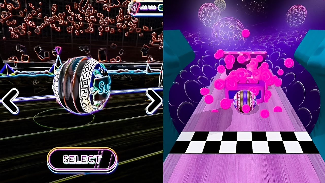 Going Balls Vs Video Reverse Gameplay SpeedRun #1044