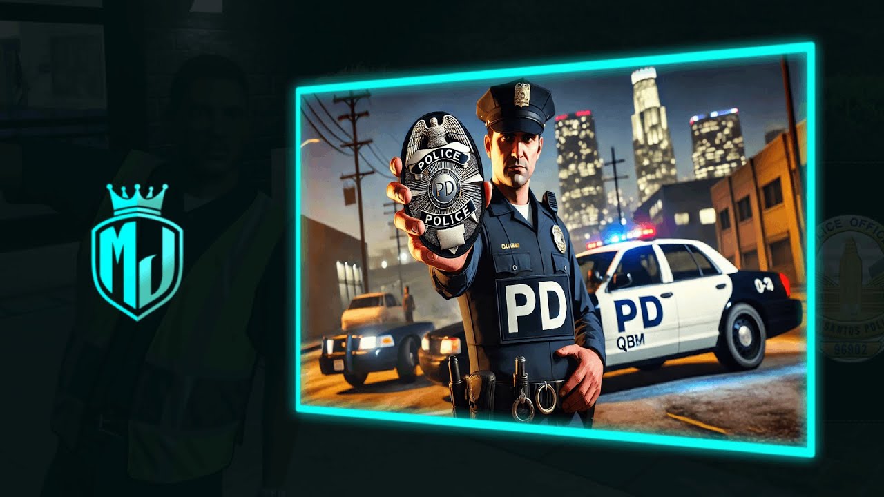 [FREE] PD Badge | FiveM Script for QBCore 👮 | MJ DEVELOPMENT