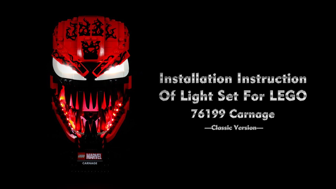 Installation Instruction Of Light Set For LEGO 76199 Carnage.