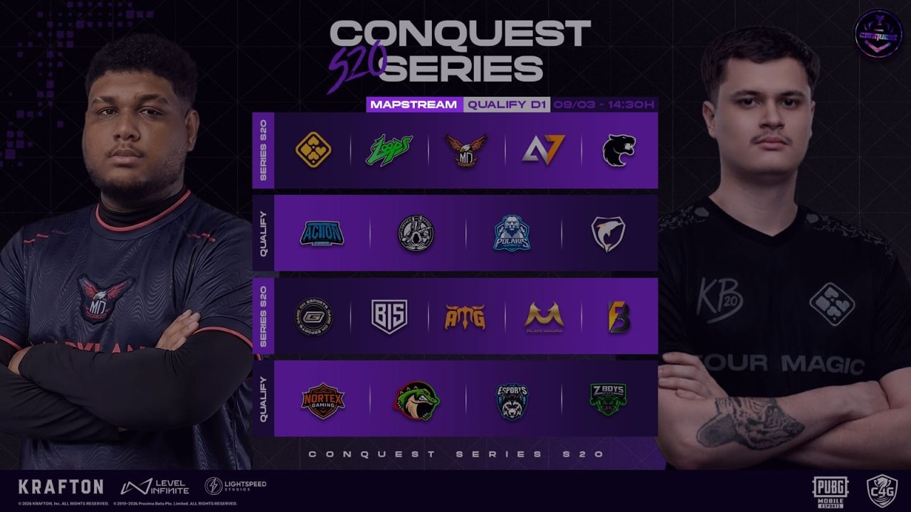 [PTBR] CONQUEST SERIES  |  MAPSTREAM  | HEAD START |  DIA 1/2