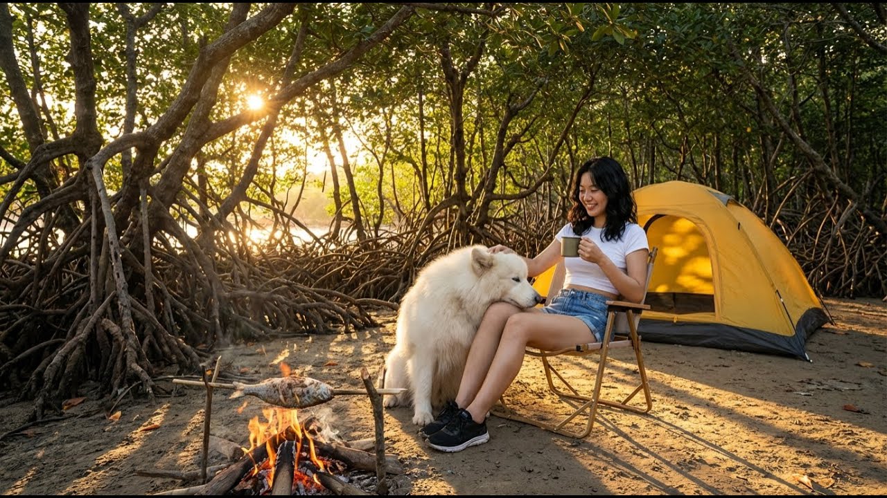 Camping with my Dog in Mangrove forests | Full 2026 Movie | Adventure | Action | Relax | ASMR