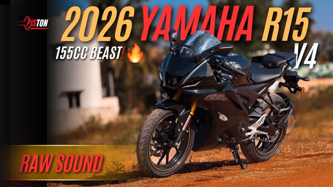 2026 Yamaha R15 V4 ,RAW exaust sound 🔥l“Best 150cc Sports Bike in India 2026
