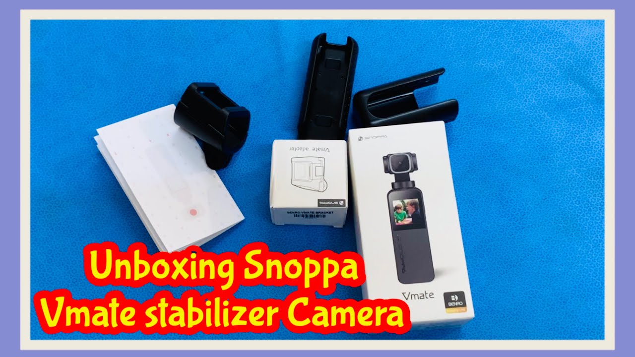 Unboxing Snoppa Vmate stabilizer Camera