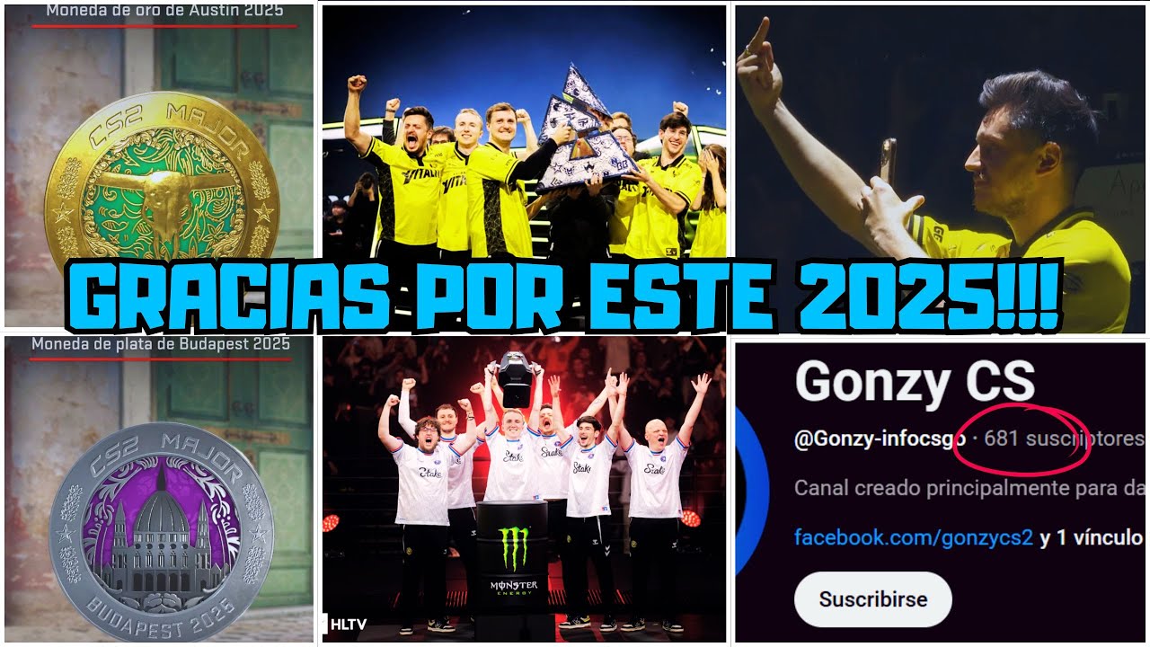 GRACIAS por este 2025 en COUNTER STRIKE!!! #inversionescs2 #cs2