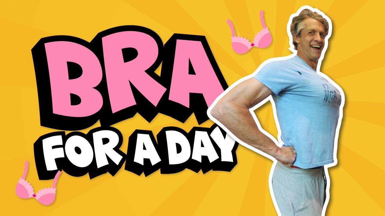 Man wears a bra all day // The Holderness Family