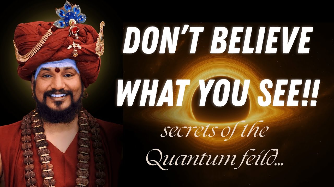 🔴 Quantum enlightenment - How the #quantum  #field  Responds to You || #physics #hindu #nithyananda