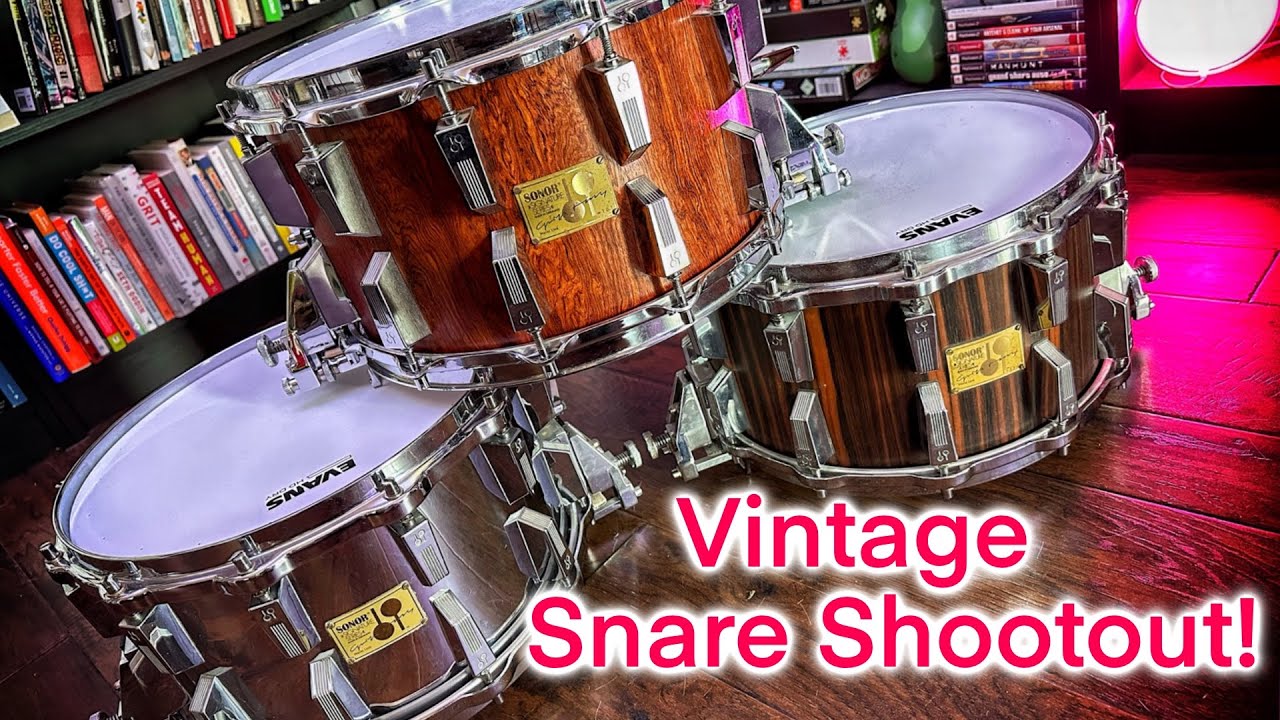 Three CRAZY Giant Vintage Snare Drums!