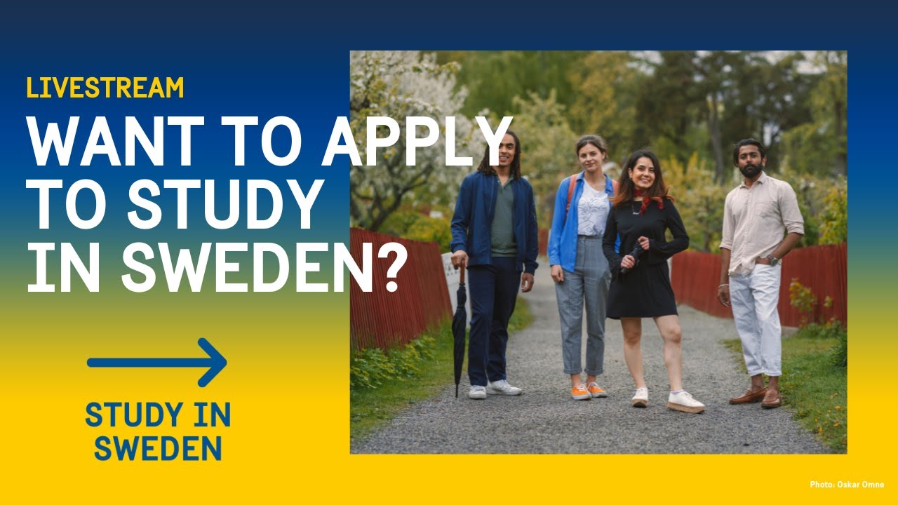 Want to apply to study in Sweden?