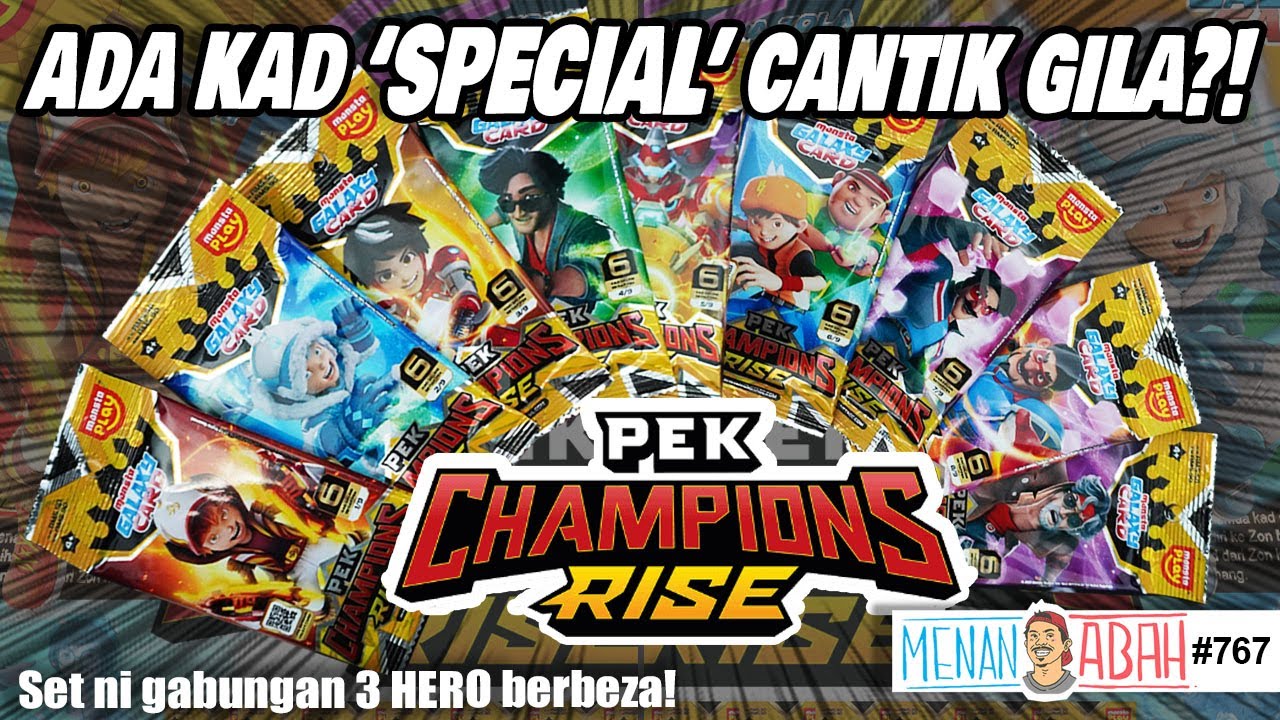 Mulakan 2026 dengan unpacking PEK CHAMPIONS RISE! Ada kad SPECIAL CANTIK! [Menan Abah Ep.767]