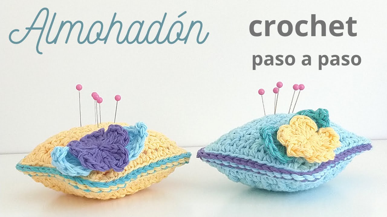 Cómo tejer almohadón crochet alfiletero