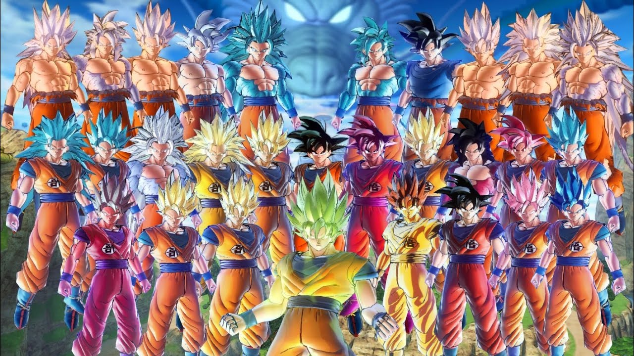 Goku (27 Transformations) V3 - Dragon Ball Xenoverse 2 Mods