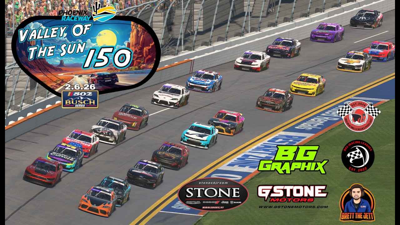 Valley Of The Sun 150 at Phoenix Raceway | Friday Night Bush Series | 802 iRacing League | Race #15