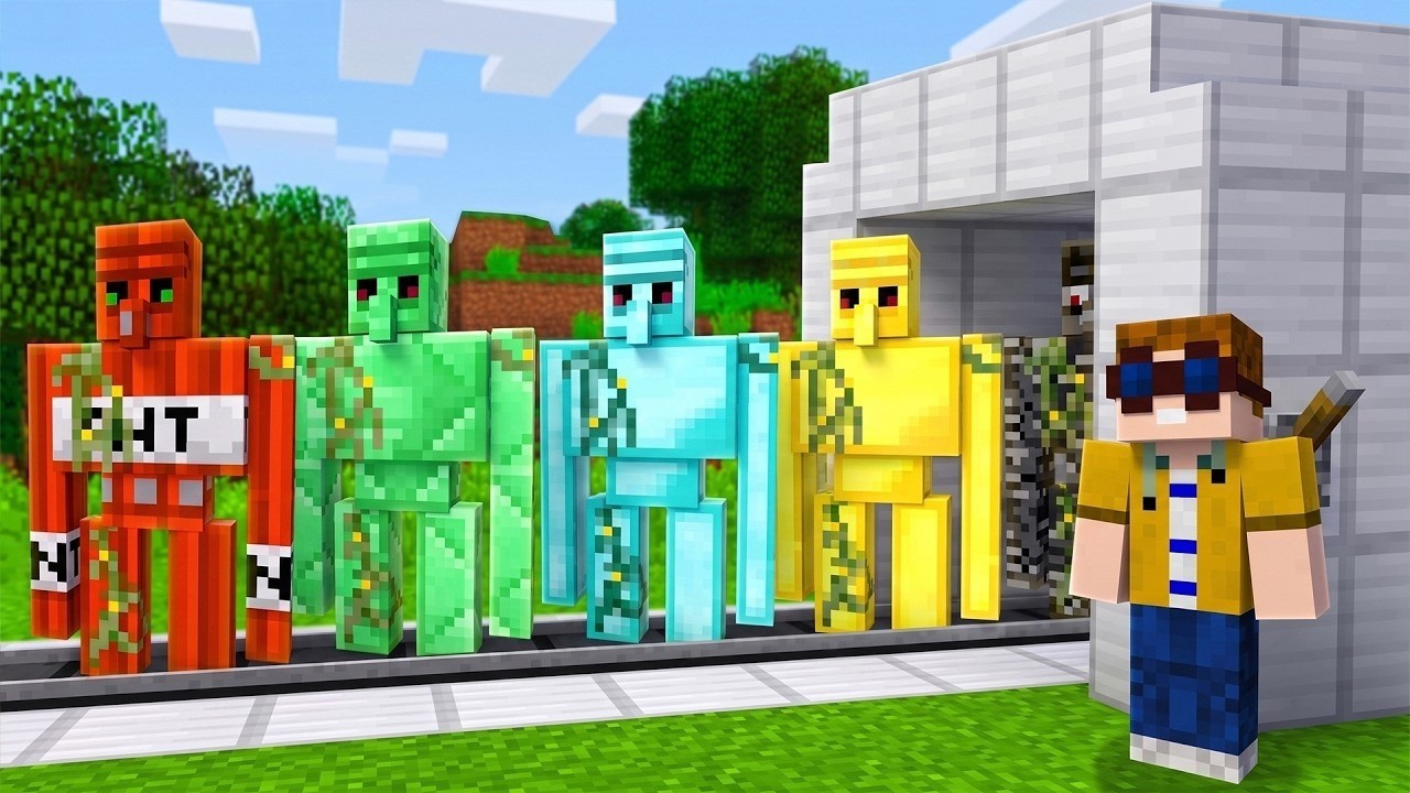 ICH BAUE eine XXL GOLEM FABRIK in Minecraft!😍