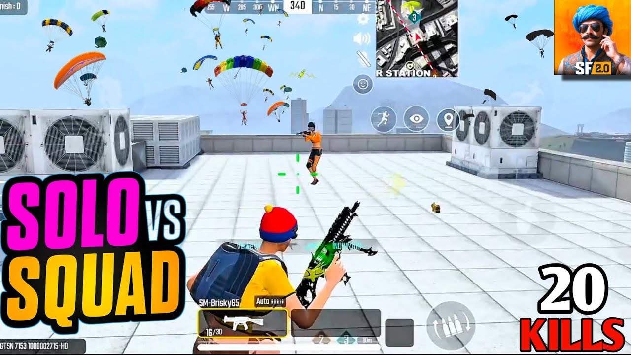 He Tried to RUSH Me in Mumbai Map 😳 | SOLO vs SQUAD 20 Kills Scarfall 2.0