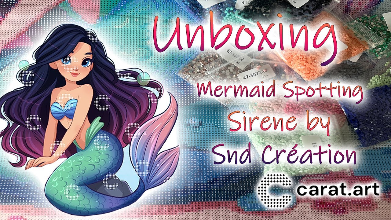 Diamond Painting Unboxing | Carat.Art - MERMAID SPOTTING - Neue Künstler Collection! Mit Rabattcode!