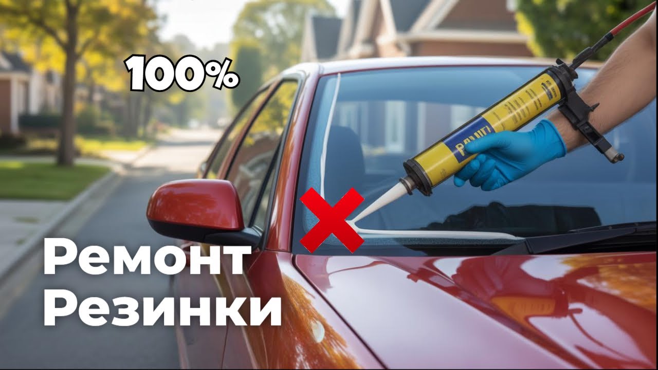 Резинка на лобовом стекле отвалилась — простой ремонт своими руками!