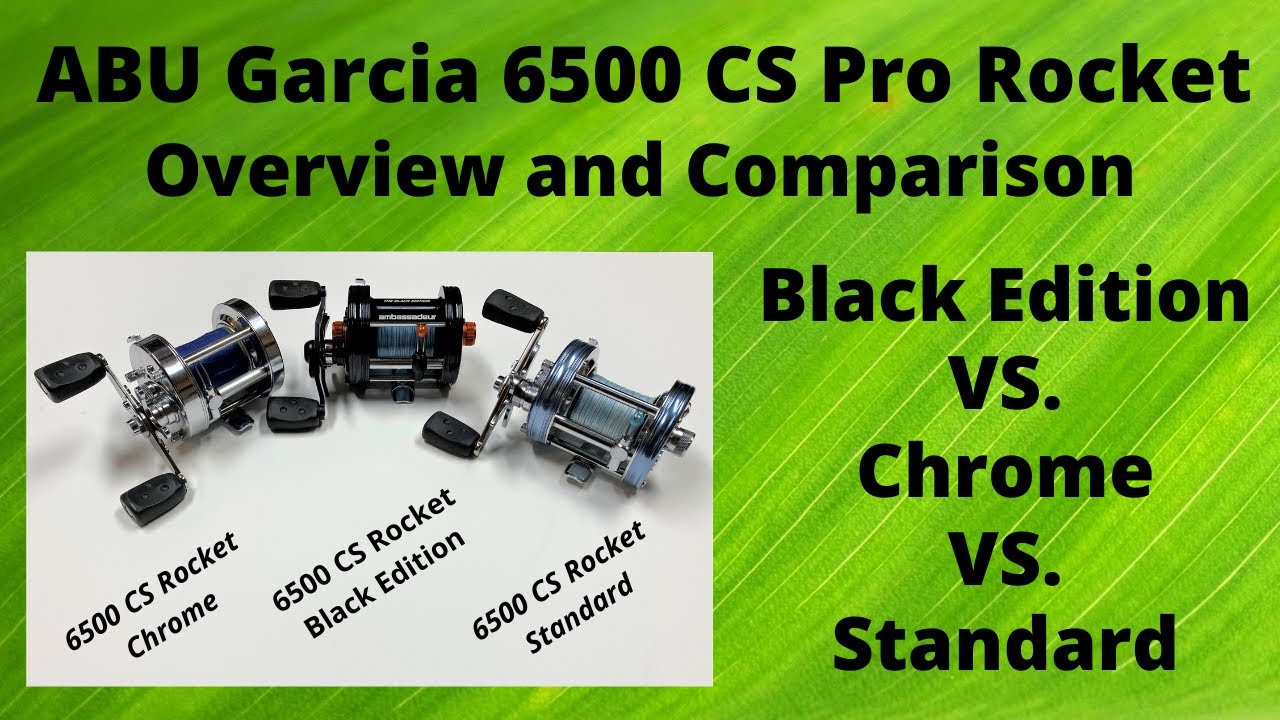 ABU Garcia 6500 CS Pro Rocket Black Edition Review Comparison