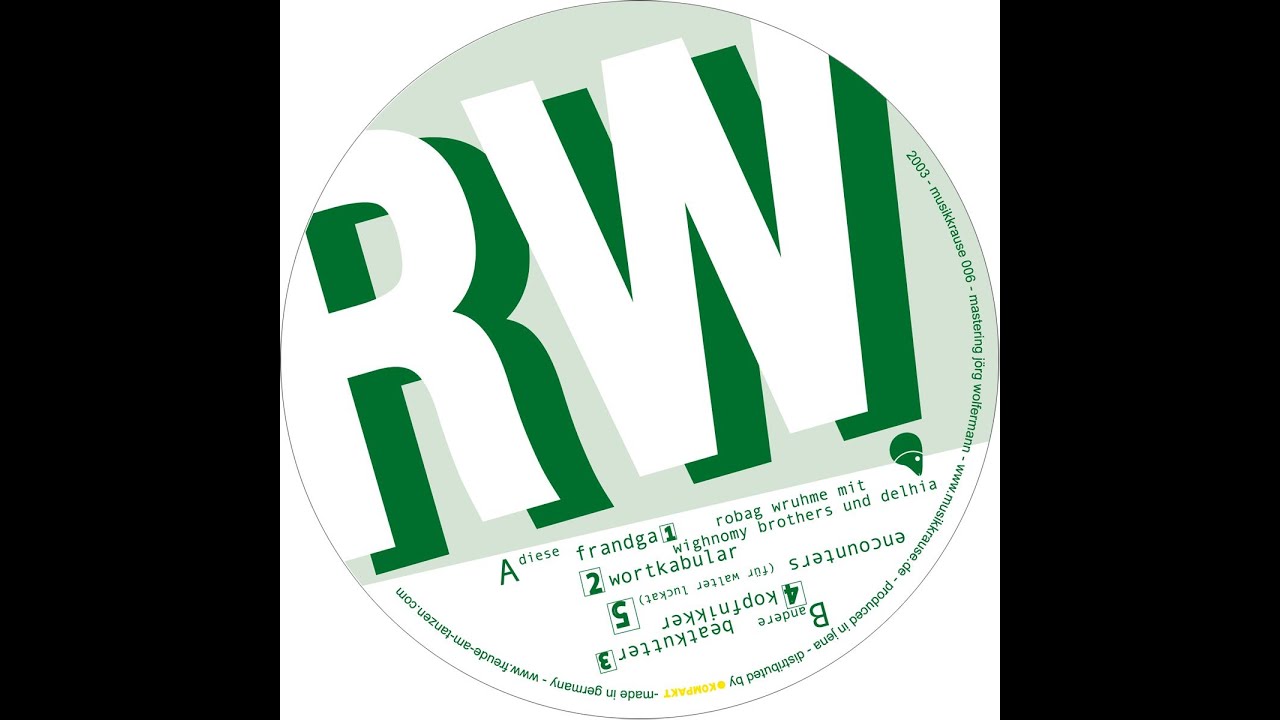 Robag Wruhme - Frandga (feat. Wighnomy Brothers & Delhia)
