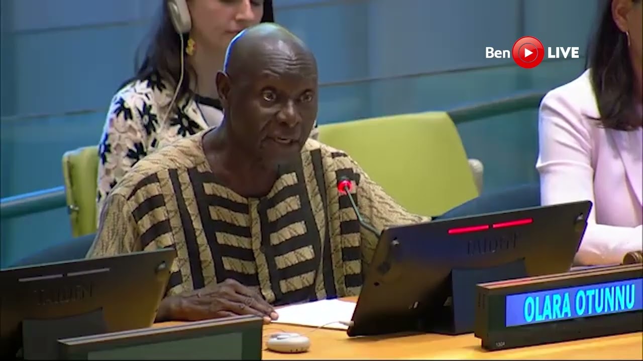 Olara Otunnu's historic address at the United Nations Headquarters in New York. A powerful Moment