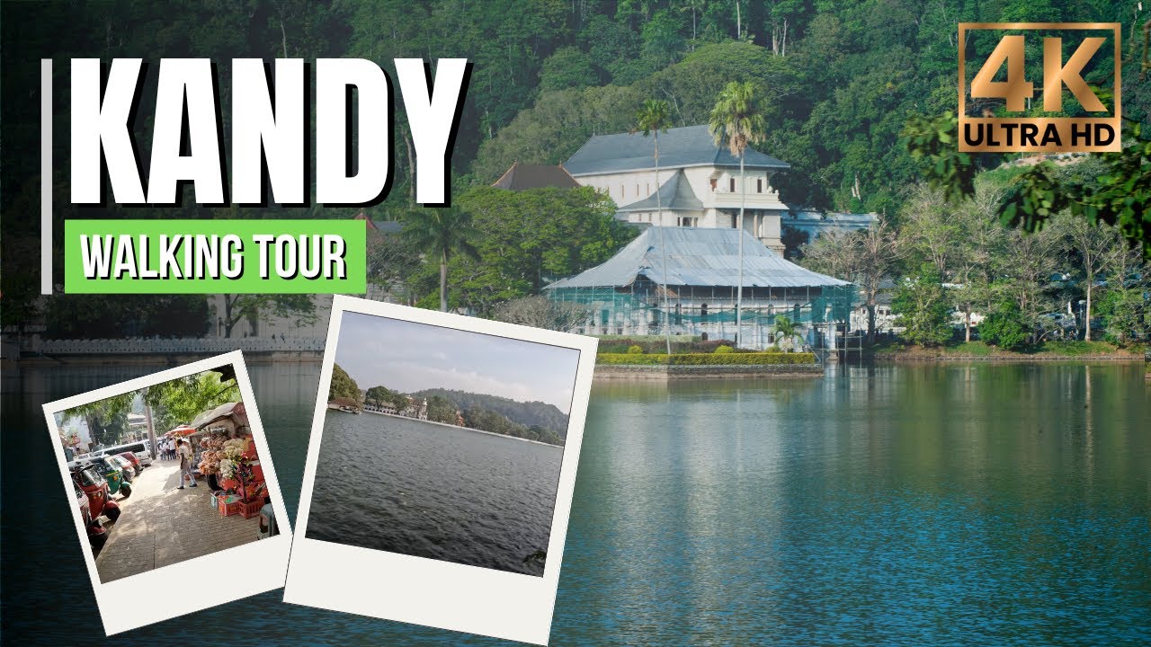 Walking Around Kandy Lake 🇱🇰 | Sri Lanka&rsquo;s Sacred Temple Path | 4K Walking Tour