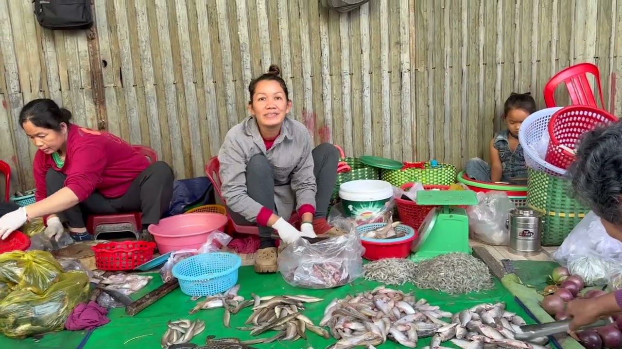 We bought the fish from the market and filleted them
