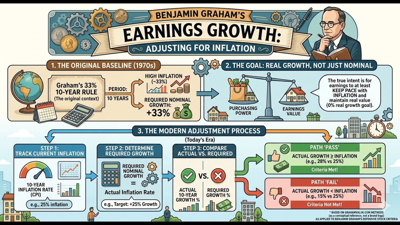Earnings Growth and Inflation in Value Investing, as per The Intelligent Investor by Benjamin Graham