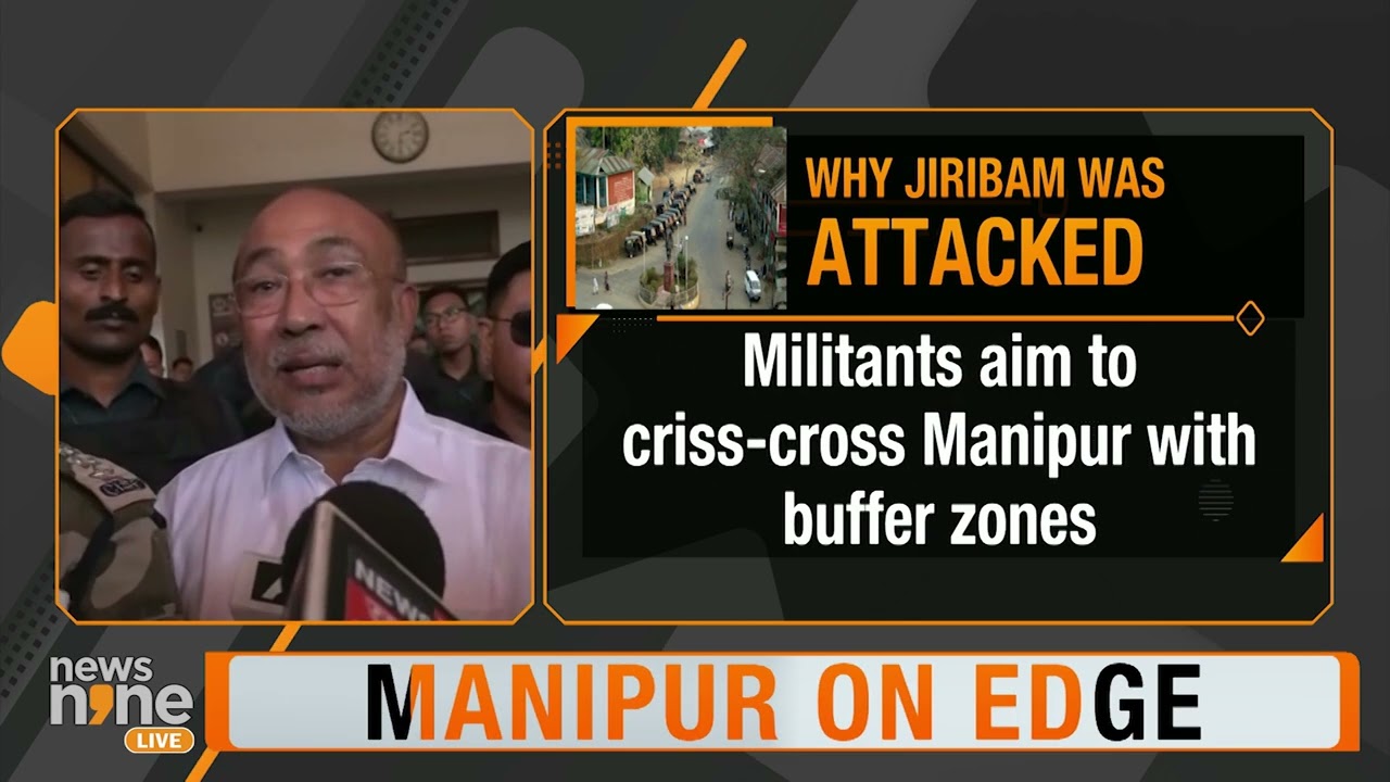 Manipur CMO Orders Report on Jiribam Violence: Militants Ambush Biren Singh's Security Convoy |News9