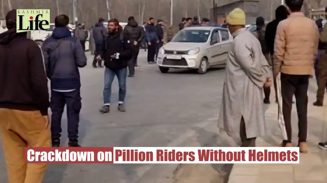 Crackdown on Pillion Riders Without Helmets