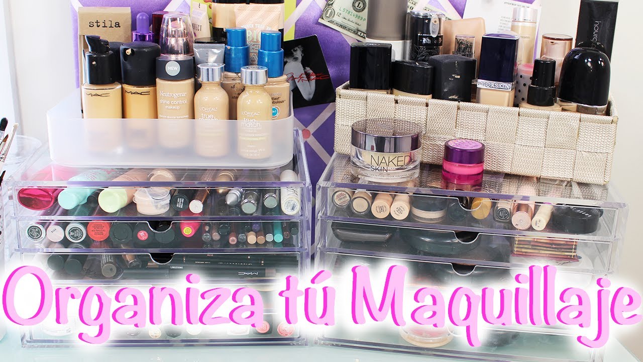 Cómo Organizar el Maquillaje (Makeup Organization)