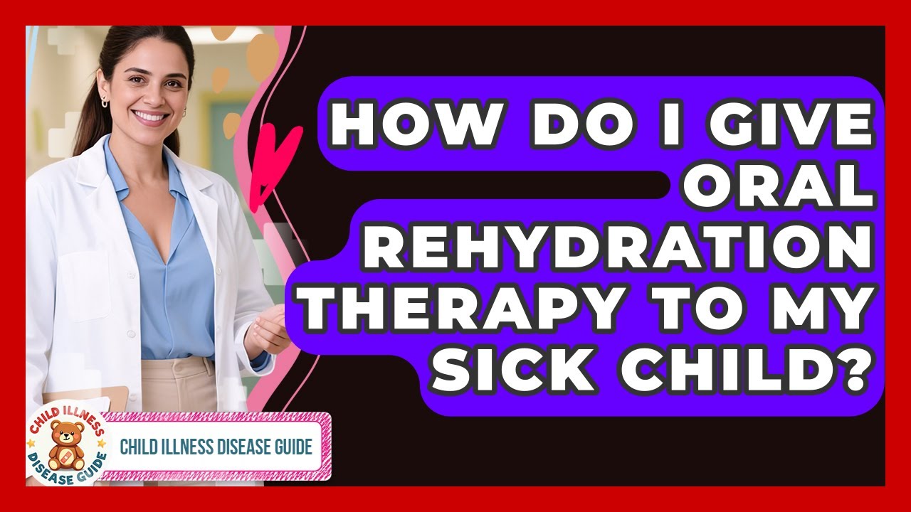 How Do I Give Oral Rehydration Therapy To My Sick Child? - Child Illness Disease Guide