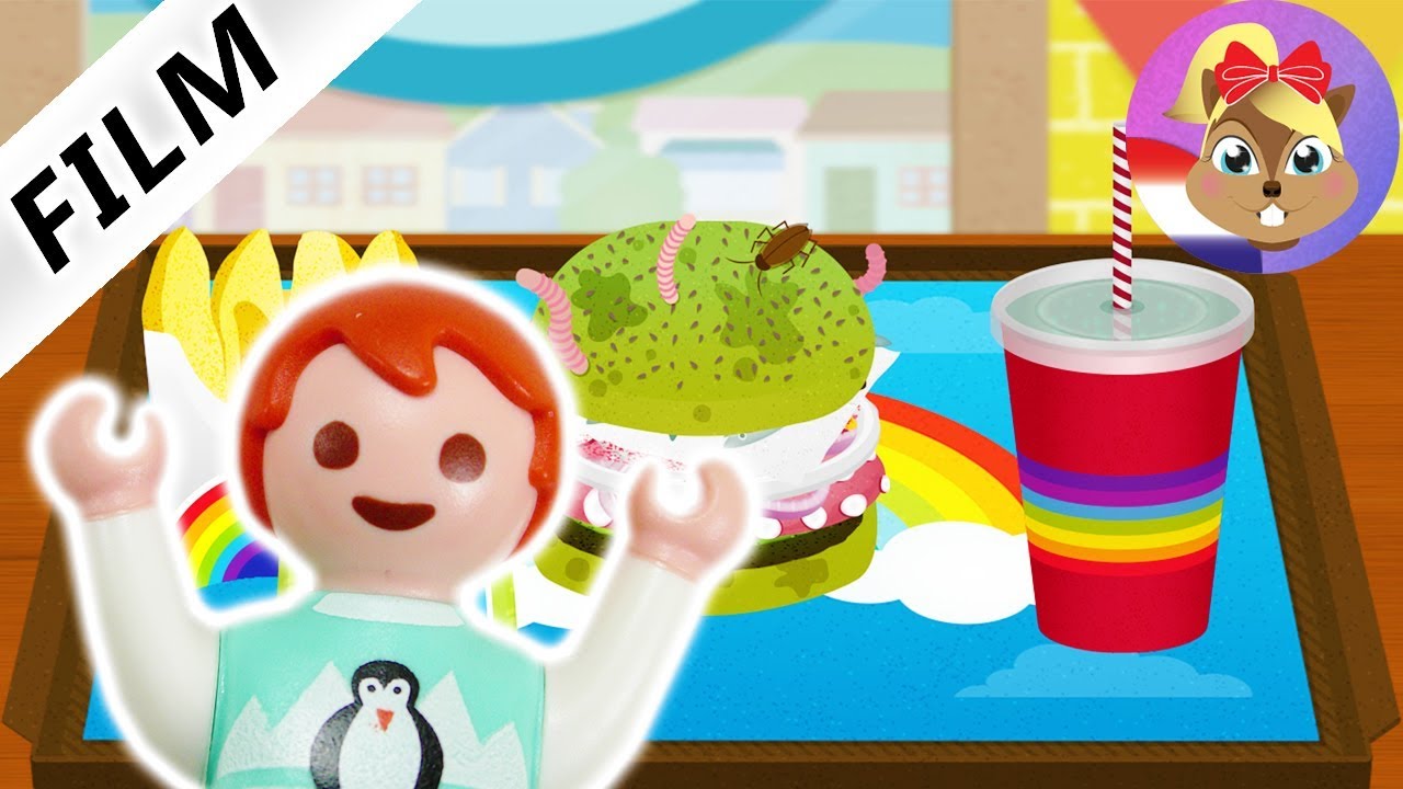 EMMA SPEELT BAMBA BURGER | Monster hamburger met wormen en slakkensaus | Familie Vogel