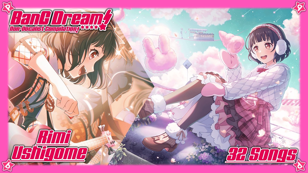 [BanG Dream! / Bandori!] Poppin'Party - Rimi Ushigome - Singing Compilation