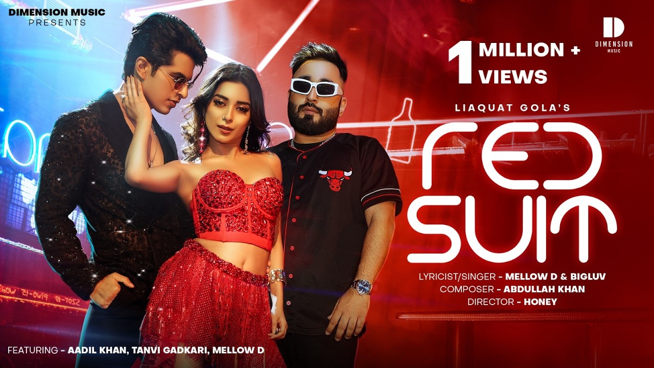 RED SUIT - New Video Song | Mellow D, BIGLUV | Aadil Khan, Tanvi Gadkari | Latest Punjabi Dance Song