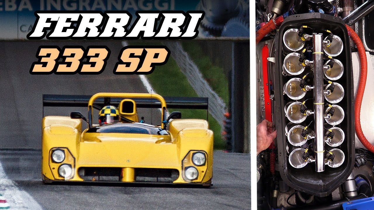 FERRARI 333 SP | BEST OF | fly-by's, downshifts, revving