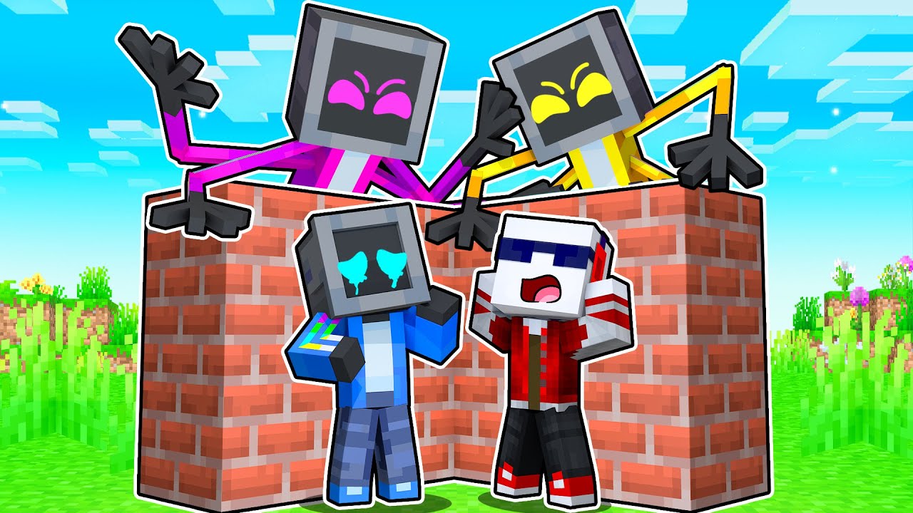 Build to SURVIVE Mutant Crazy Fan Girls in Minecraft!