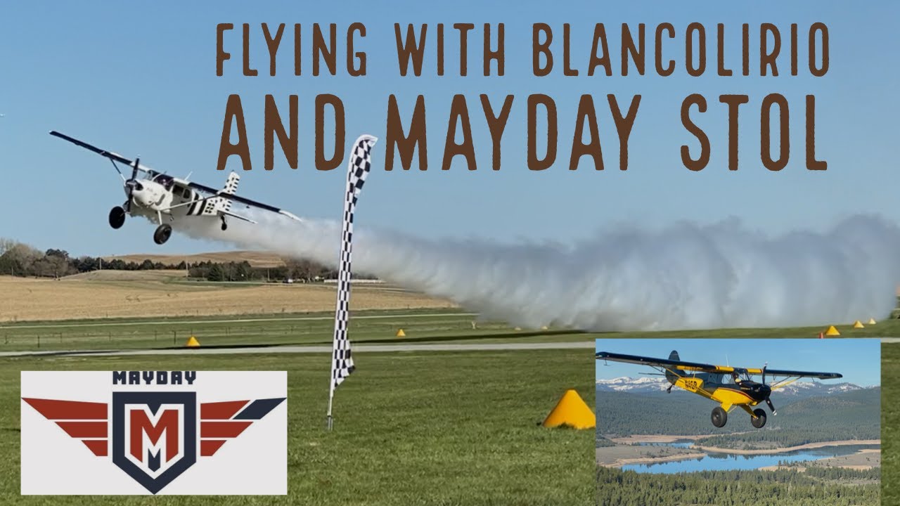 Flying with Blancolirio and MayDay STOL #Stoldrag #Pilottraining #STOL