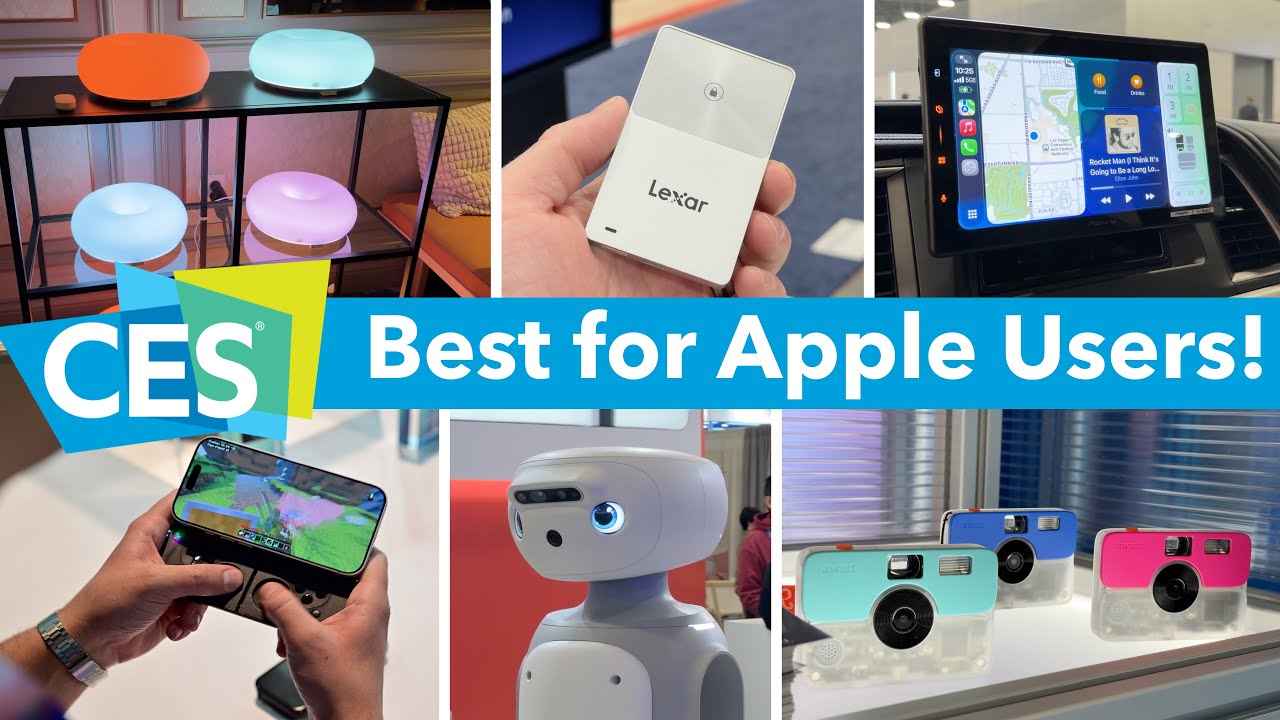 Лучшие гаджеты, устройства и аксессуары для пользователей APPLE на выставке CES 2026!