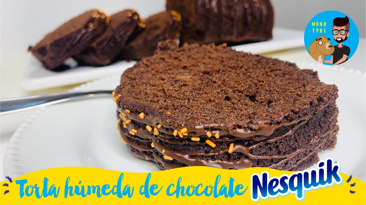 Torta Húmeda de Chocolate Nesquik / MONO 1981