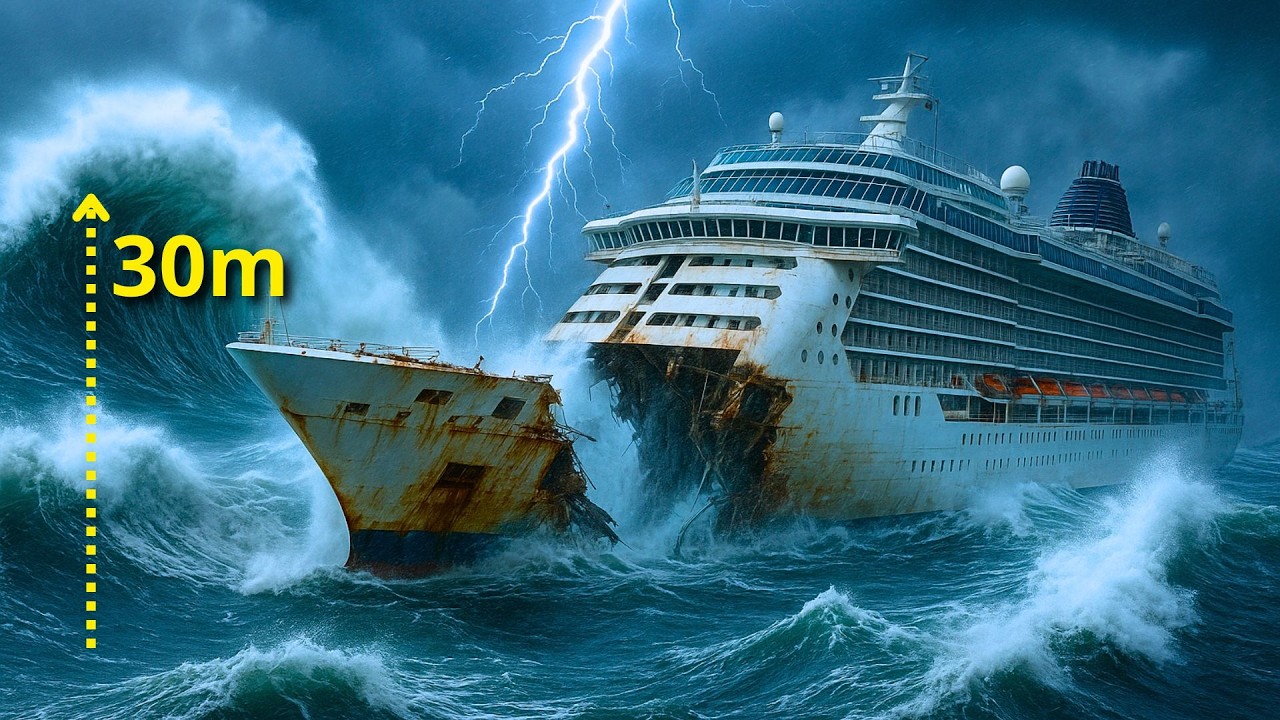 Por qué los cruceros gigantes NO se hunden incluso con OLAS MONSTRUO? DOCUMENTAL