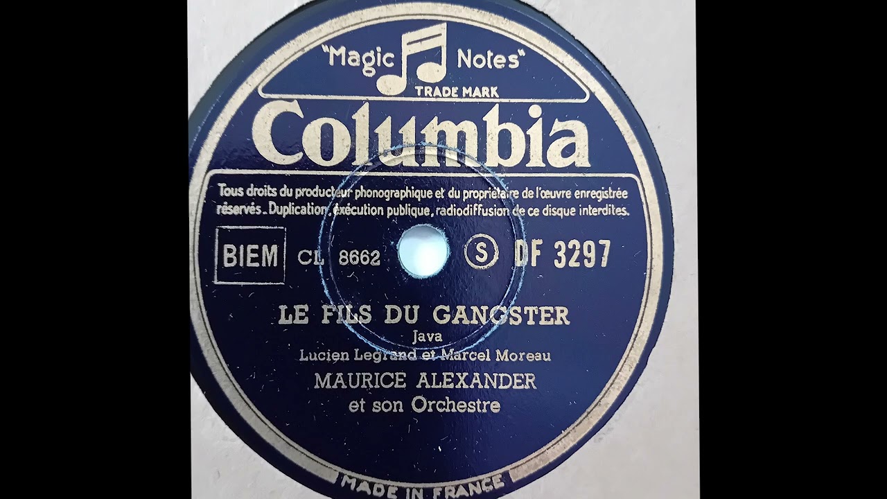 LE FILS DU GANGSTER (Java) par Maurice ALEXANDER