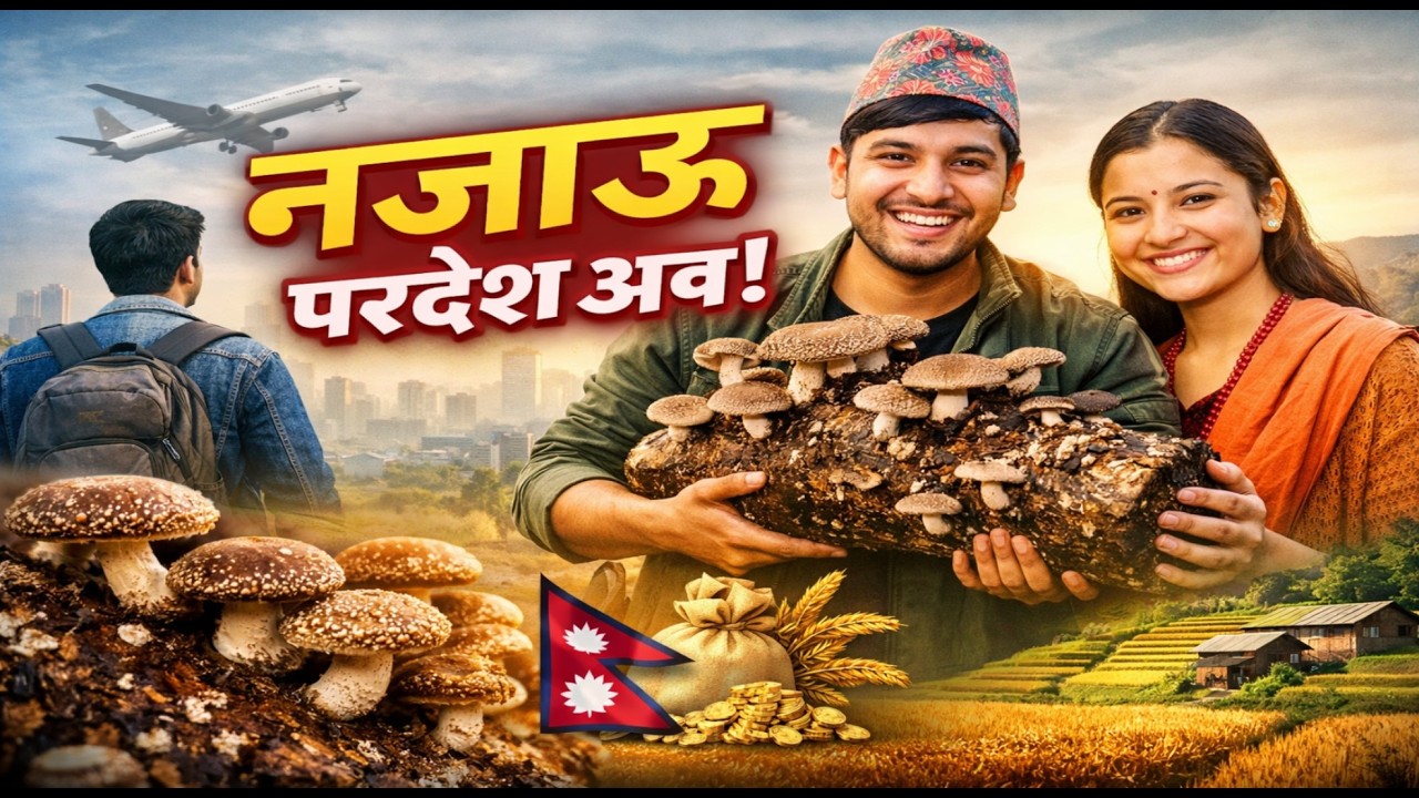 “नजाऊ परदेश अब | Shiitake Mushroom Farming Song | Nepali Motivational Song”