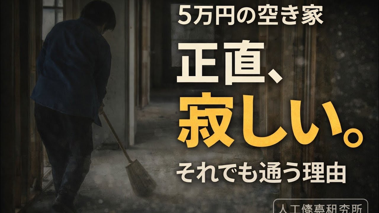 【正直寂しい】トイレに300万!?｜5万円の空き家で独り言を言いながら掃除する理由