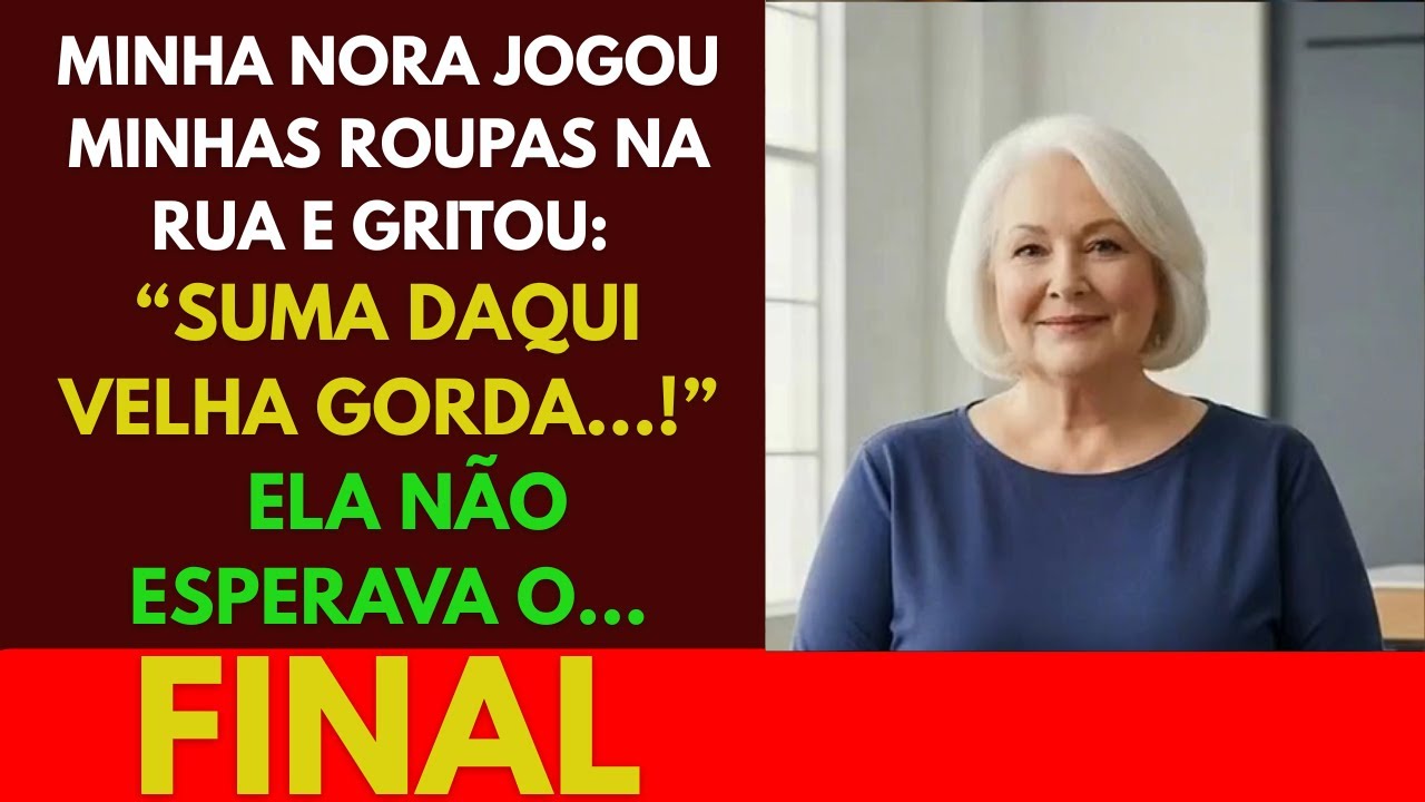 Minha nora jogou minhas roupas na rua e gritou “suma” — ela não esperava o final...