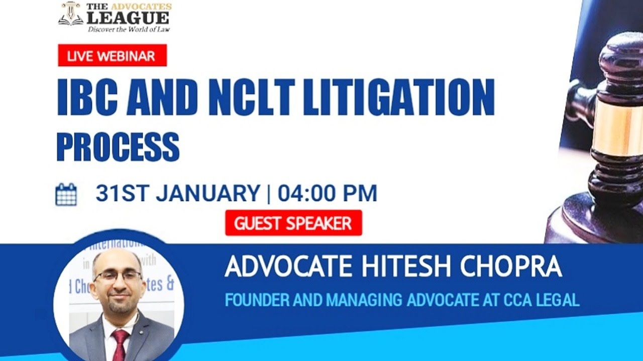 TAL: 8th Webinar on IBC & NCLT Litigation Process