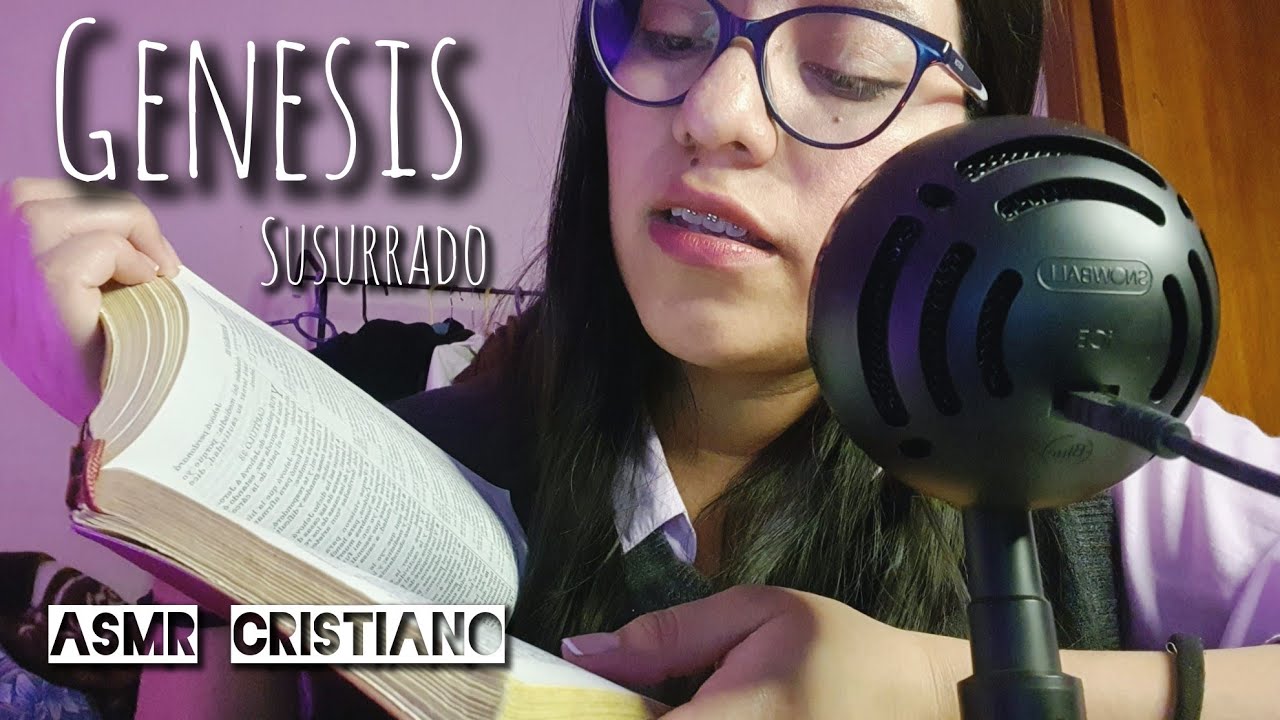 Susurros - Leyendo Génesis - ASMR Cristiano 💕