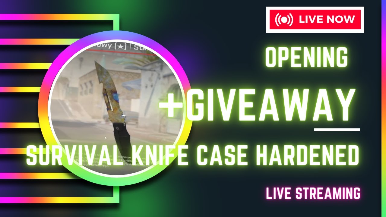 OPENING 51 SKRZYŃ CS 2 + GIVEAWAY SURVIVAL KNIFE CASE HARDENED!!! -= INFO NA DISCORDZIE =-