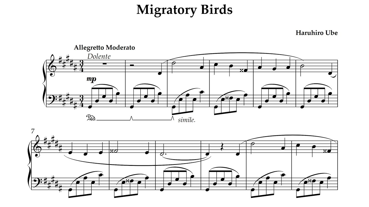 Migratory  Birds(original composition)