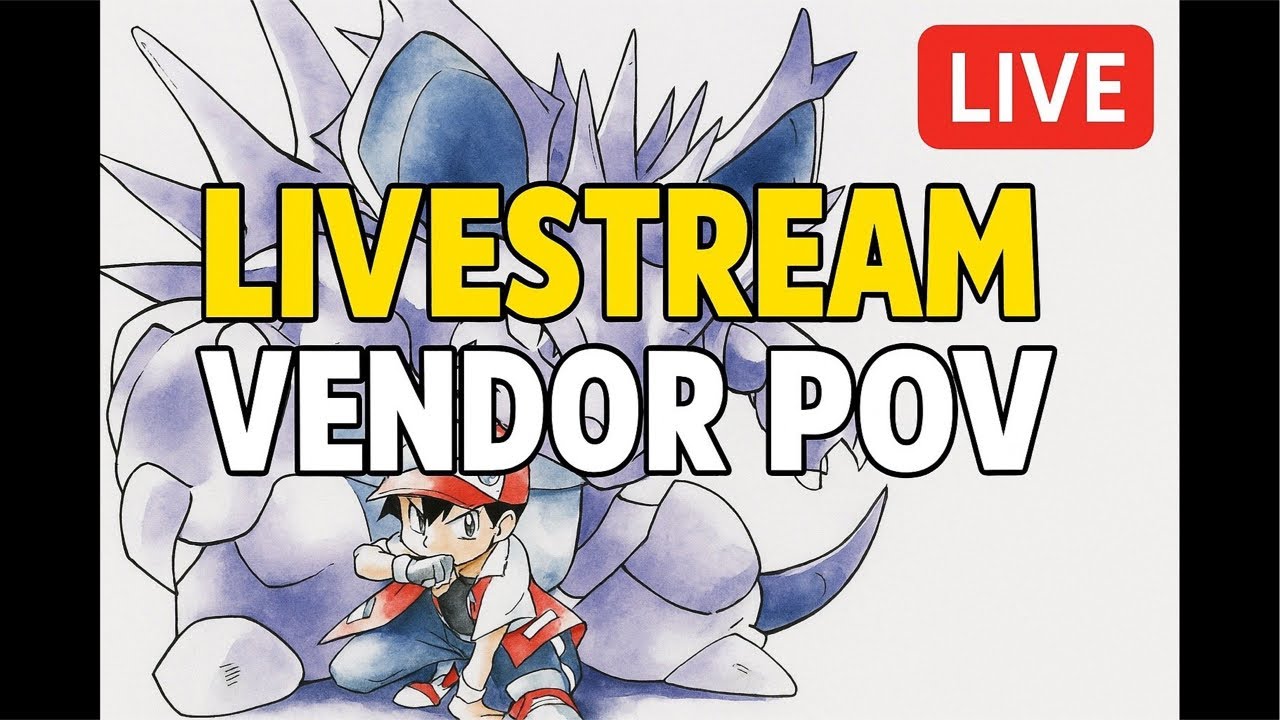 Trading card CON day 1 VENDOR POV LIVESTREAM