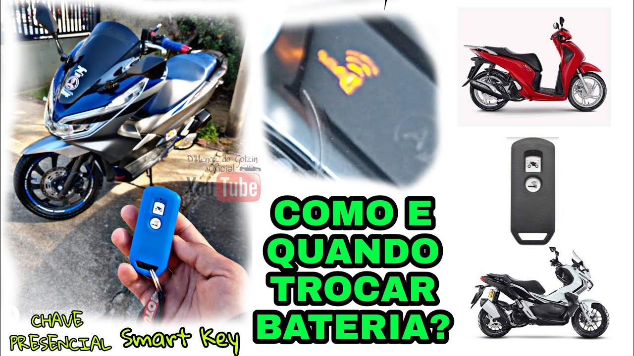Como identificar a hora de trocar bateria da chave presença? (Honda Smart Key)