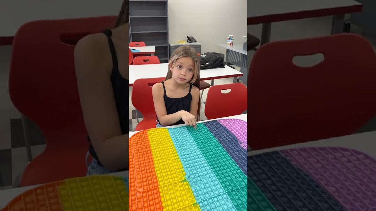 Gigantic pop it&rsquo;s IN CLASS?!? 😮 ​⁠@MrsBench